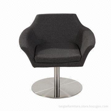 Swivel Office Task Chair, Made of PU/Fabric and Stainless Steel Materials, ODM/ODM Orders Available